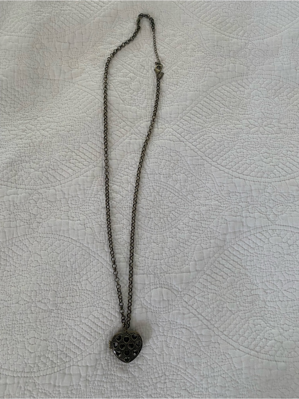 Lani Necklace Antique Gold Heart Locket